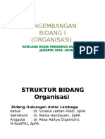 Program Bidang I - Organisasi - Hubungan Antar Lembaga IAPI Jakarta