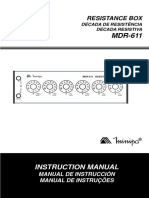 Instruction Manual: Resistance Box