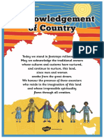 Au t2 T 085 National Reconciliation Week Acknowledgement of Country Display Poster