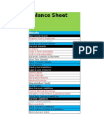 Balance Sheet: Assets