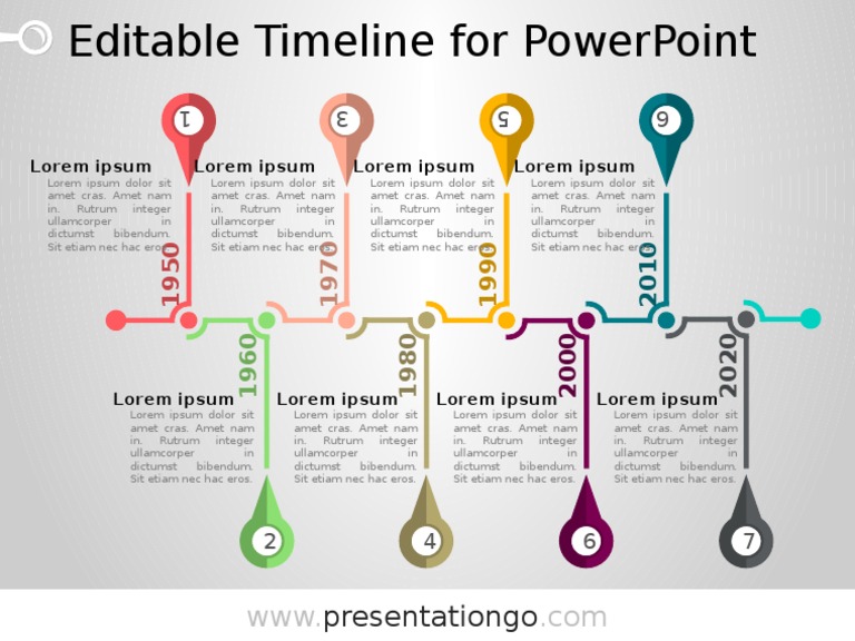 PowerPoint Timeline Template | PDF
