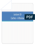 Lect19 Caches Review PDF