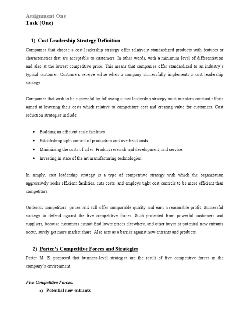 Air Asia Cost Leadership Strategy | PDF