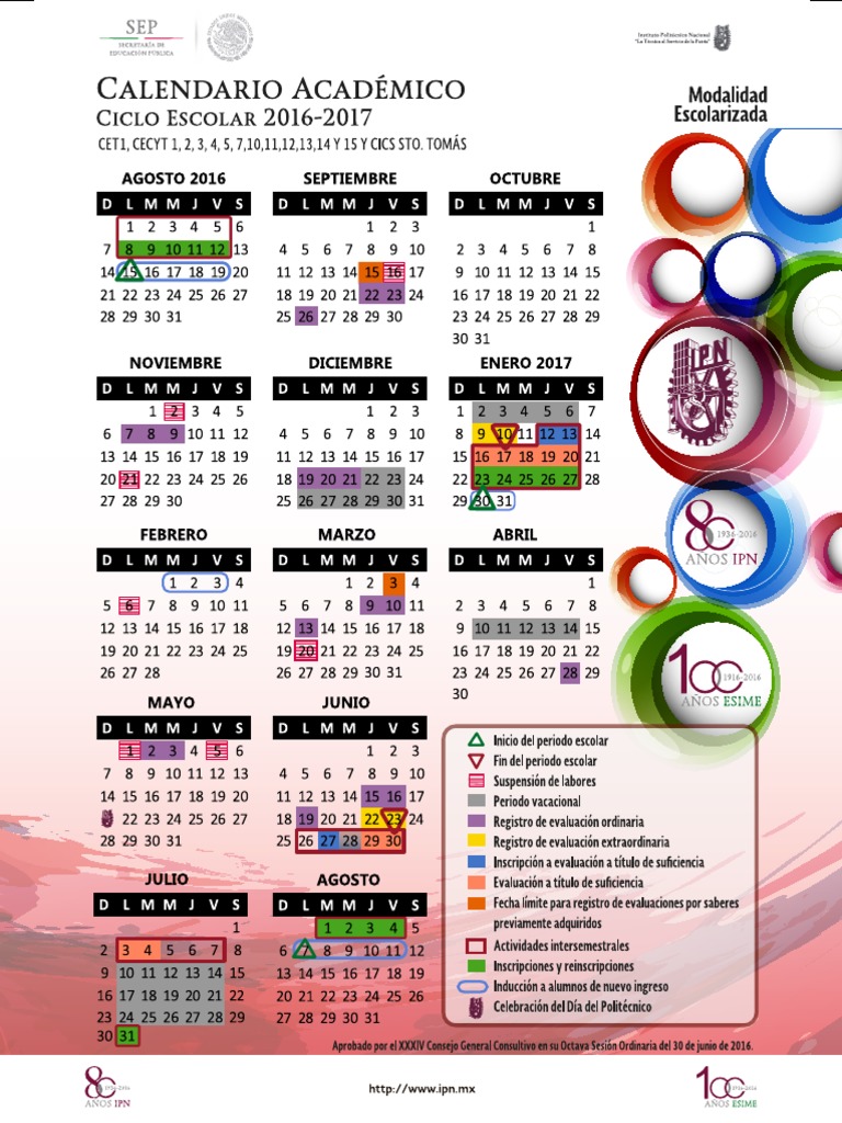 Calendario IPN