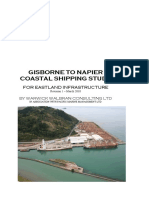 Gisborne Napier Coastal Shipping Link