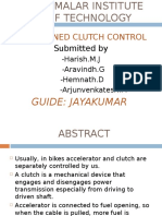 Combined Clutch Control: Submitted by