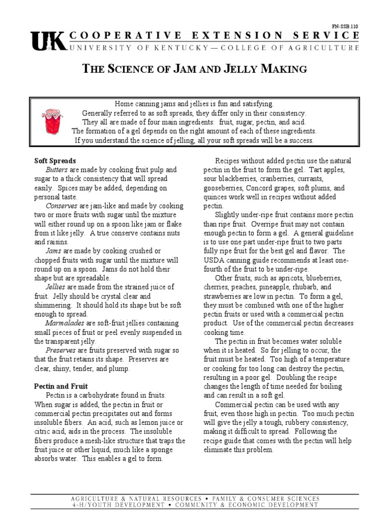 Jam Making PDF Fruit Preserves Food And Drink
