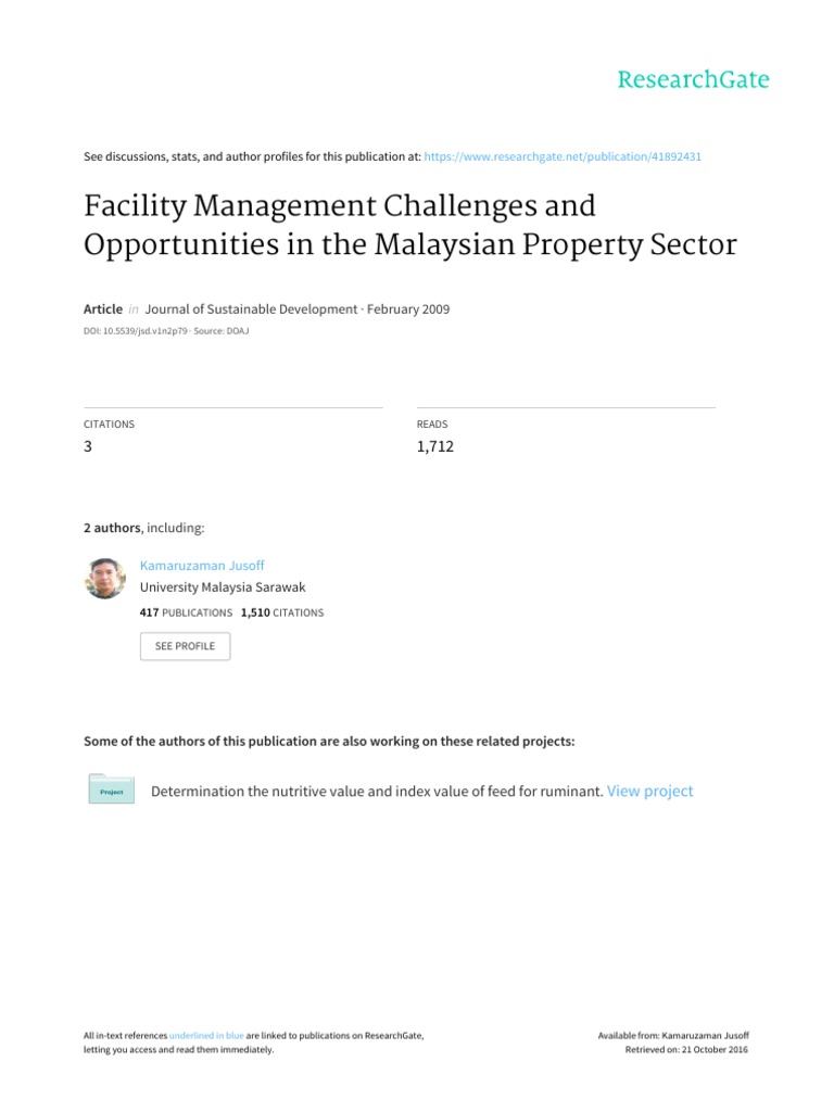 Facilities Management Pdf Benchmarking Software Development