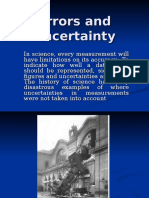 Errors and Uncertainty Ppp