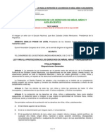 Ley para La Protección de Los Derechos de Niñas, Niños y Adolescentes