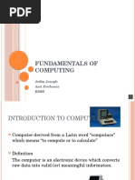 Fundamentals of Computing