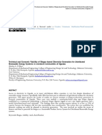 Technical and Economic Viability of Biogas-Based Electricity Generation For Distributed Renewable Energy Systems in Livestock Communities of Uganda