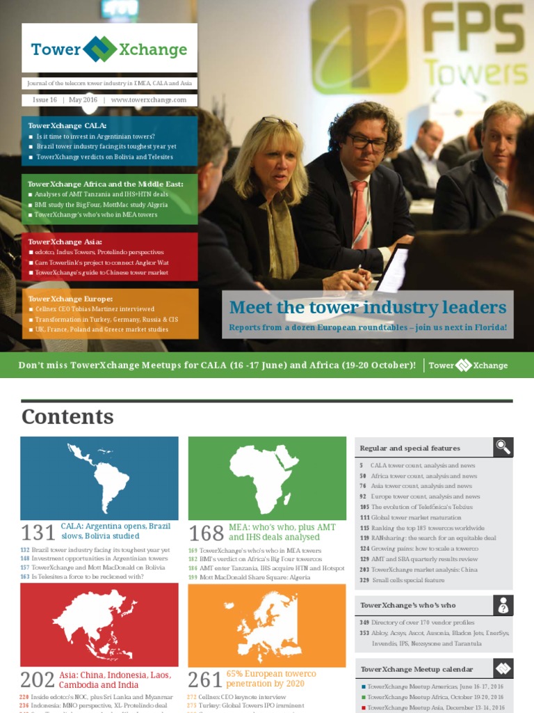 Towerxchange Issue 16 Pdf Companies Business
