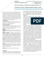 An Epidemiological Study To Know The Prevalence of Deleterious Oral Habits Among 6 To 12 Year Old Children