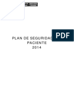 Plan de Seguridad Del Paciente 2014 - MINSA