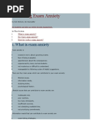 Mastering Exam Anxiety