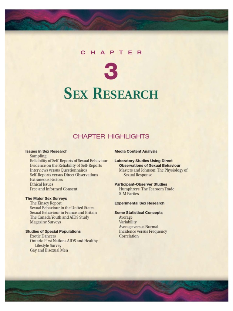 Sex Research Survey Methodology Sexual Intercourse 
