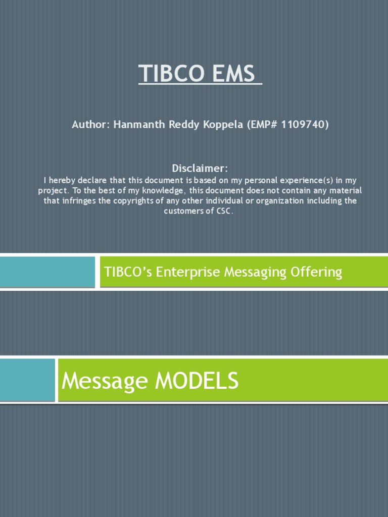 Tibco EMS