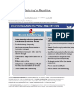 Difference Between Discrete & Repetitive Manufacturing