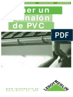 Colocacion de Canaletas de PVC