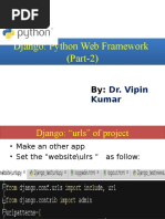 Advance: Django: Python Web Framework (Part-2)