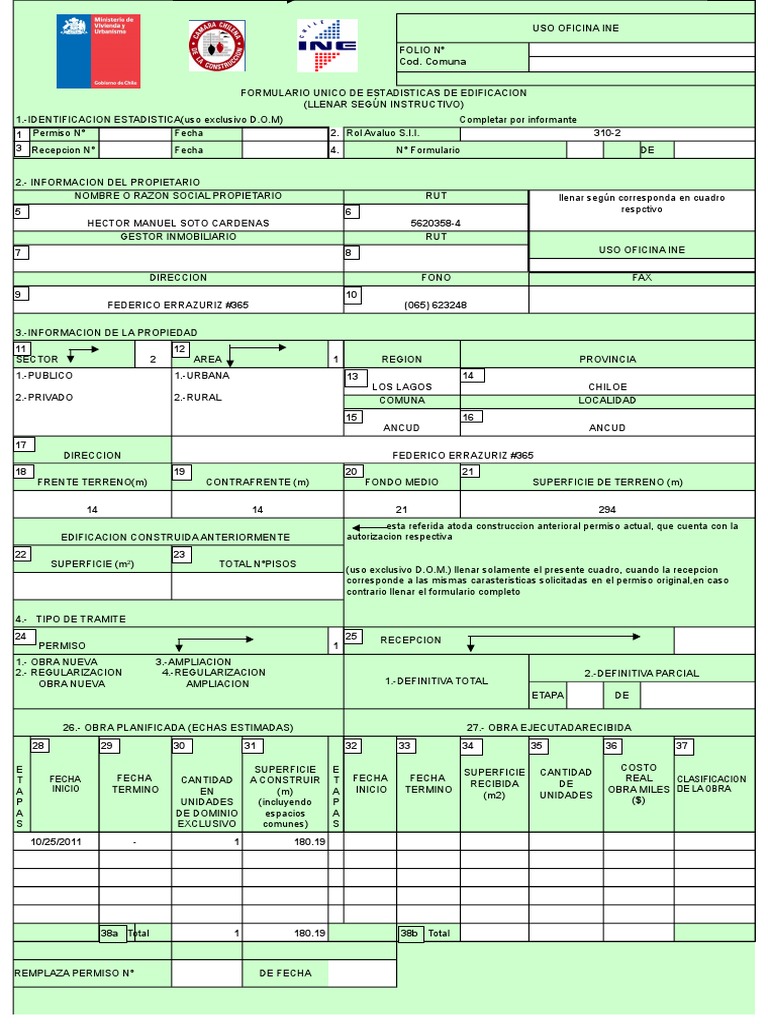 Formulario ine pdf