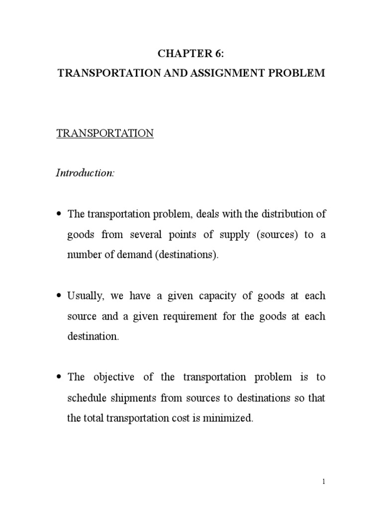 Transportation Problem Solutions | PDF | Mathematical Optimization ...