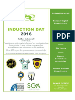 Induction Day Invite 2016 - 2