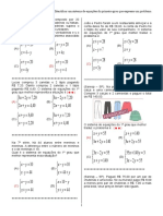 D34 - Identificar Um Sistema de Equações Do Primeiro Grau Que Expressa Um Problema 