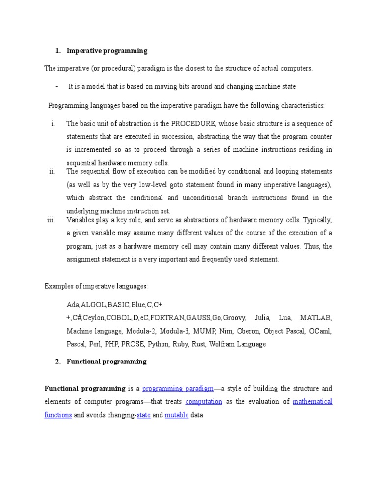 Programming paradigms essay 03 picture