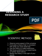 Designing a Research Study 