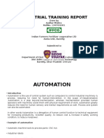 INDUSTRIAL TRAINING REPORT ON DC AUTOMATION