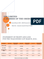 Eih Limited Final Project