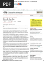 Olavo de Carvalho - Observatório Da Imprensa - Você Nunca Mais Vai Ler Jornal Do Mesmo Jeito