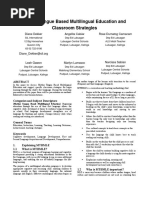 Classroom Strategies For Mtbmle