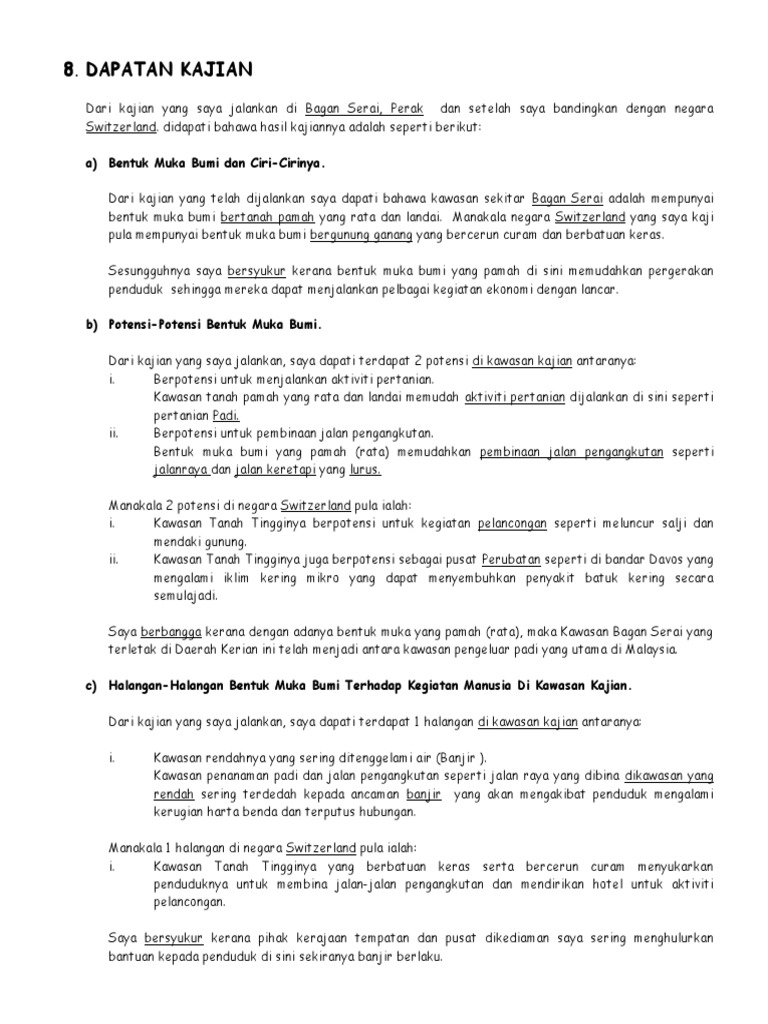 Contoh Hasil Kajian Tajuk 1 Pdf