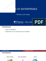 Types of Enterprises