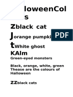 Halloween Colors Guide: Black, Orange, White & Green