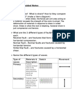 earthquake guided notes