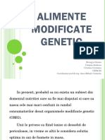 Alimente Modificate Genetic