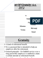 Gratuity Act