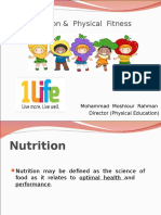Nutrition & Physical Fitness: Mohammad Moshiour Rahman Director (Physical Education)