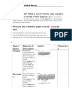 Earthquake Guided Notes