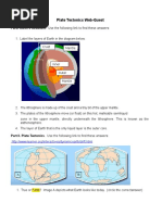 Plate Tectonics Web Quest Student