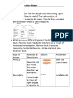 Earthquake Guided Notes