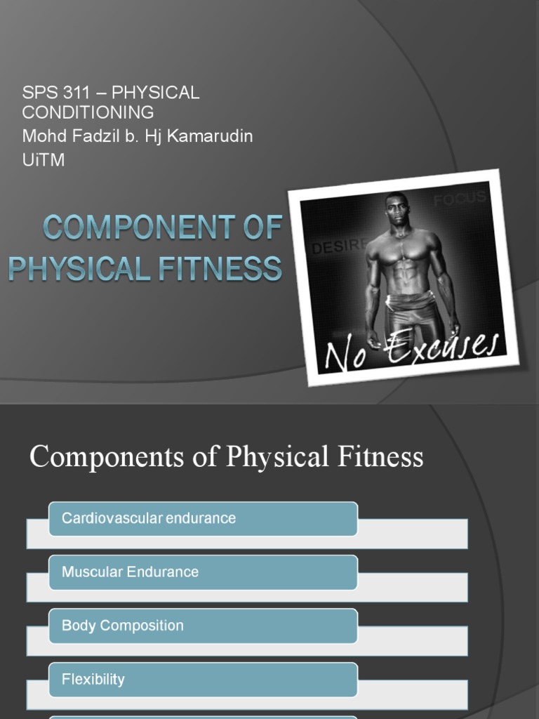 Components of Physical Fitness Explained | PDF | Physical Exercise | Muscle