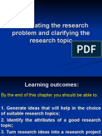 RM3. Formulating The Research Problem