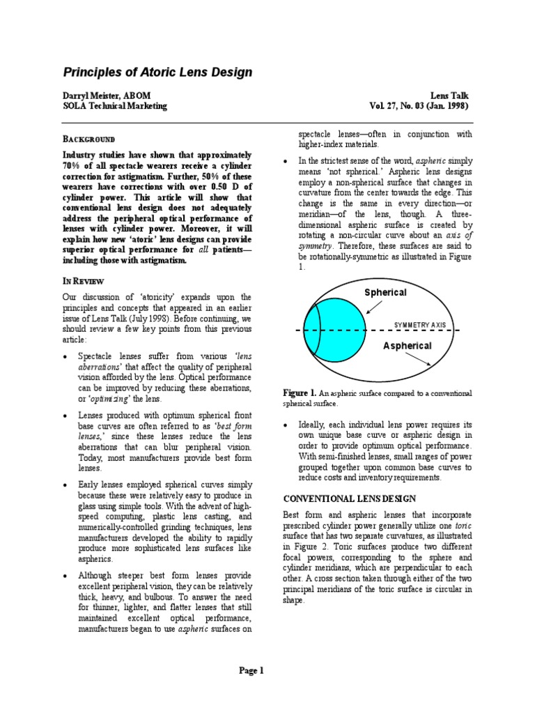 Lens Design Pdf | Introduction (Chapter 1) – PESY