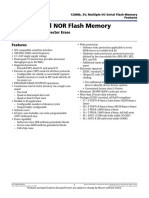 Micron Serial NOR Flash Memory: 3V, Multiple I/O, 4KB Sector Erase N25Q128A Features