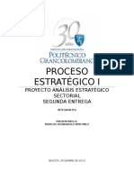 Proceso Estratégico I Segunda Entrega